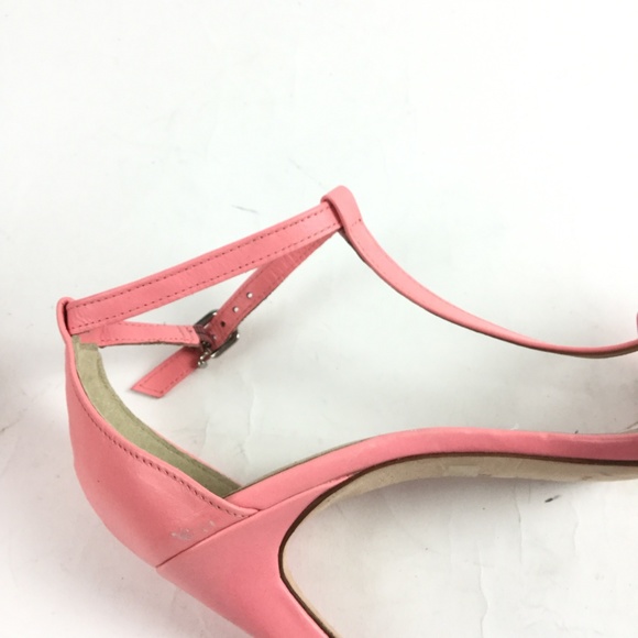 - New Antonio Melani Pink Leather Sandal - Picture 4 of 8